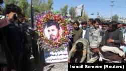 The funeral of General Abdul Raziq on October 19, 2018.