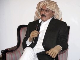 Yemeni President Ali Abdullah Saleh in late September, after his return from abroad for treatment of serious wounds suffered in an attack on his Sanaa compound.