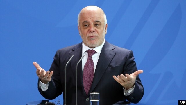 'They were chosen on the basis of professionalism, competence, integrity, and leadership ability,' Iraqi Prime Minister Haidar al-Abadi said of his new cabinet choices. (file photo)