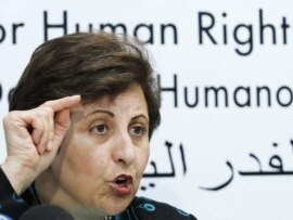 Iran's Nobel Peace Prize Laureate Shirin Ebadi (file photo)