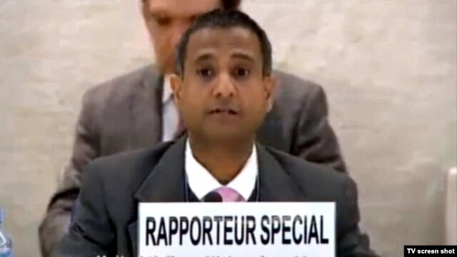 UN special rapporteur on the human rights situation in Iran Ahmed Shaheed