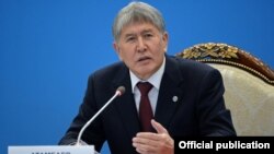 Kyrgyz President Almazbek Atambaev