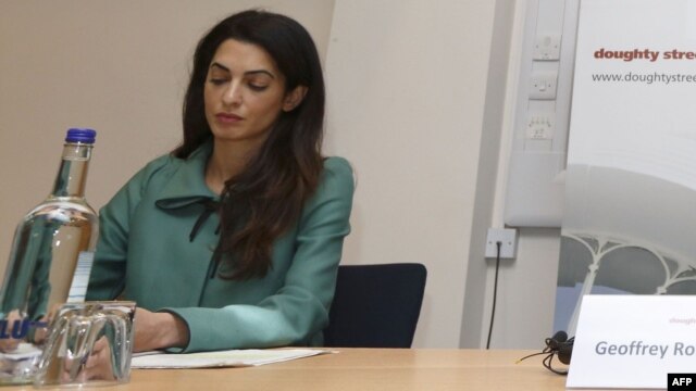 British-Lebanese lawyer Amal Alamuddin has been named as part of an investigative team probing alleged war crimes in Gaza.