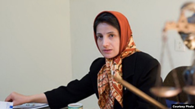 Jailed Iranian human rights lawyer Nasrin Sotoudeh started a hunger strike in the same prison last week after prison authorities banned her relatives from visiting.