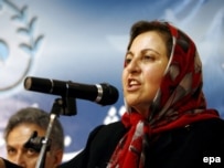 Shirin Ebadi in Tehran in July