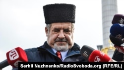 Refat Chubarov, the chairman of the Crimean Tatars' Mejlis assembly, which was banned by Russia this year.