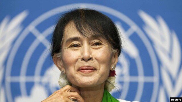 Burmese pro-democracy leader Aung San Suu Kyi