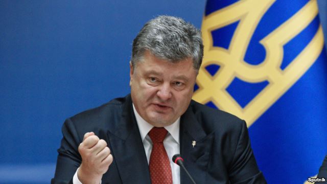 Ukrainian President Petro Poroshenko (file photo)