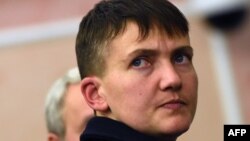 Ukrainian lawmaker and former Russian prisoner Nadia Savchenko (file photo)