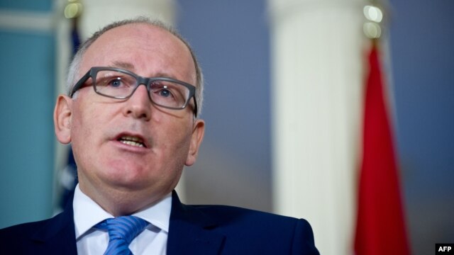 Dutch Foreign Minister Frans Timmermans (file photo)
