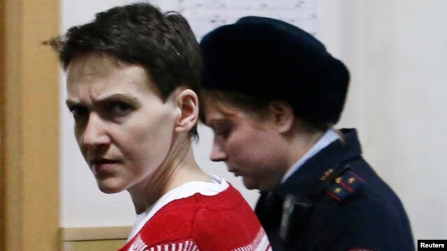 Jailed Ukrainian military pilot Nadia Savchenko