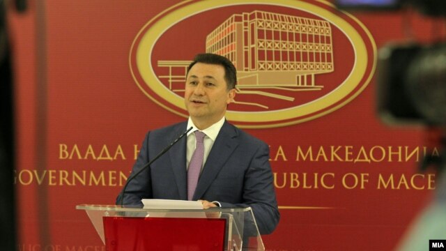 Embattled Macedonian Prime Minister Nikola Gruevski