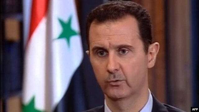 Syrian President Bashar al-Assad says Russian support for his government is stronger than ever. (file photo)