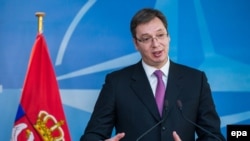 Serbian Prime Minister Aleksandar Vucic will face rivals from a fractious opposition in the elections.
