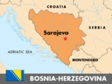 Bosnia-Herzegovina - Map, undated
