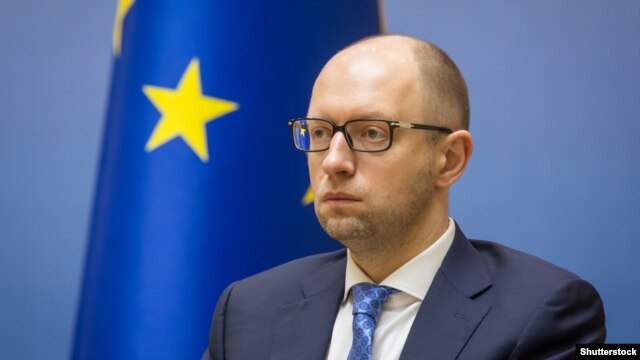 Ukrainian Prime Minister Arseniy Yatsenyuk (file photo)