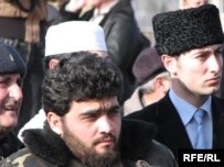 Crimean Tatars gather in the settlement of Yani Kyrym