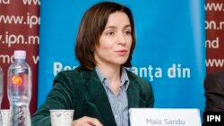 Maia Sandu said she was 'here [in Brussels] to warn the international partners of Moldova about the risks of massive fraud of the election and to ask them to help.'