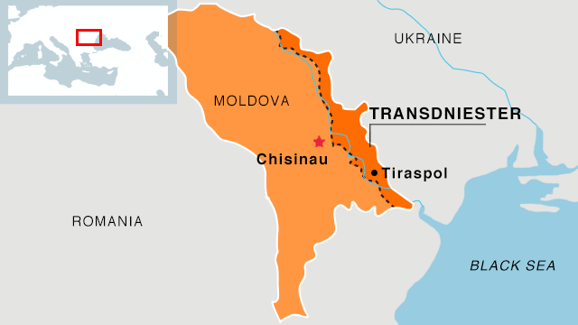 Pro-Russian Transdniester declared independence from mainly Romanian-speaking Moldova in 1990 and fought a war with Moldova in 1992.