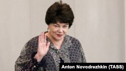 Russian State Duma member Tamara Pletnyova (file photo)