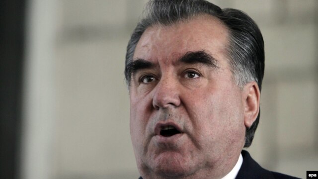 Tajik President Emomali Rahmon (file photo)