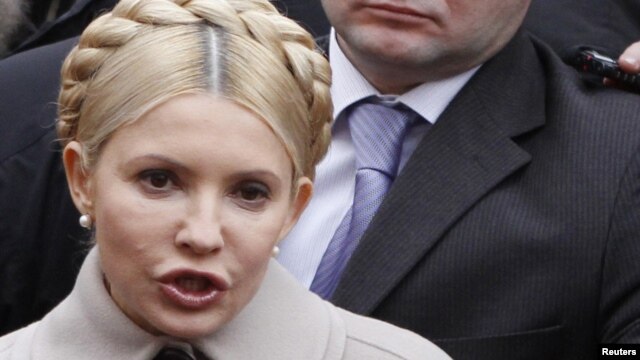 Jailed Ukrainian former Prime Minister Yulia Tymoshenko