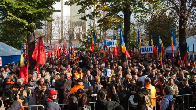 Moldova has seen weeks of mass antigovernment protests sparked by a banking scandal.