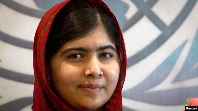 Pakistani schoolgirl activist Malala Yousafzai (file photo)