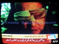 A screen shot from Pakistani television allegedly shows hostage Solecki