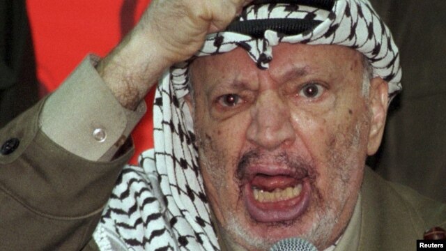 Former Palestinian President Yasser Arafat died in 2004.
