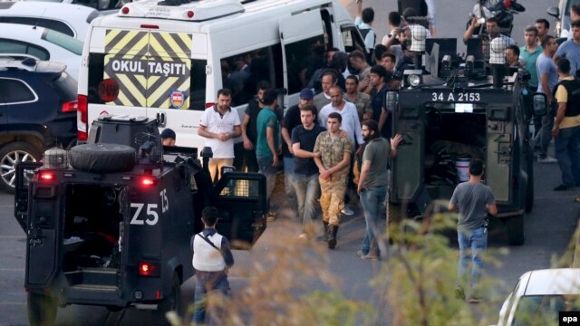 Turkish authorities have detained more than 13,000 people in a crackdown following the failed military coup against President Recep Tayyip Erdogan.