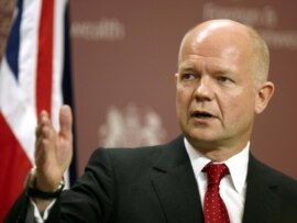 U.K. Foreign Secretary William Hague