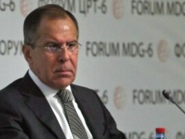 Russian Foregn Minister Sergei Lavrov