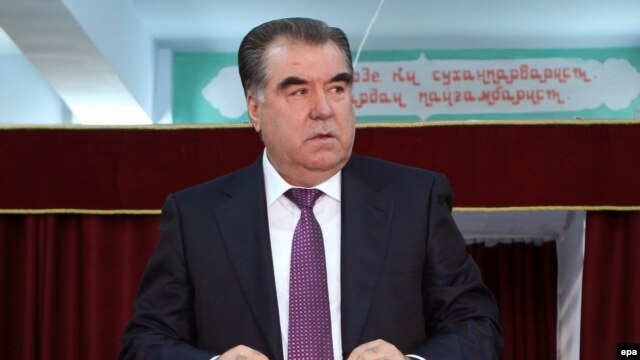 Tajik President Emomali Rahmon