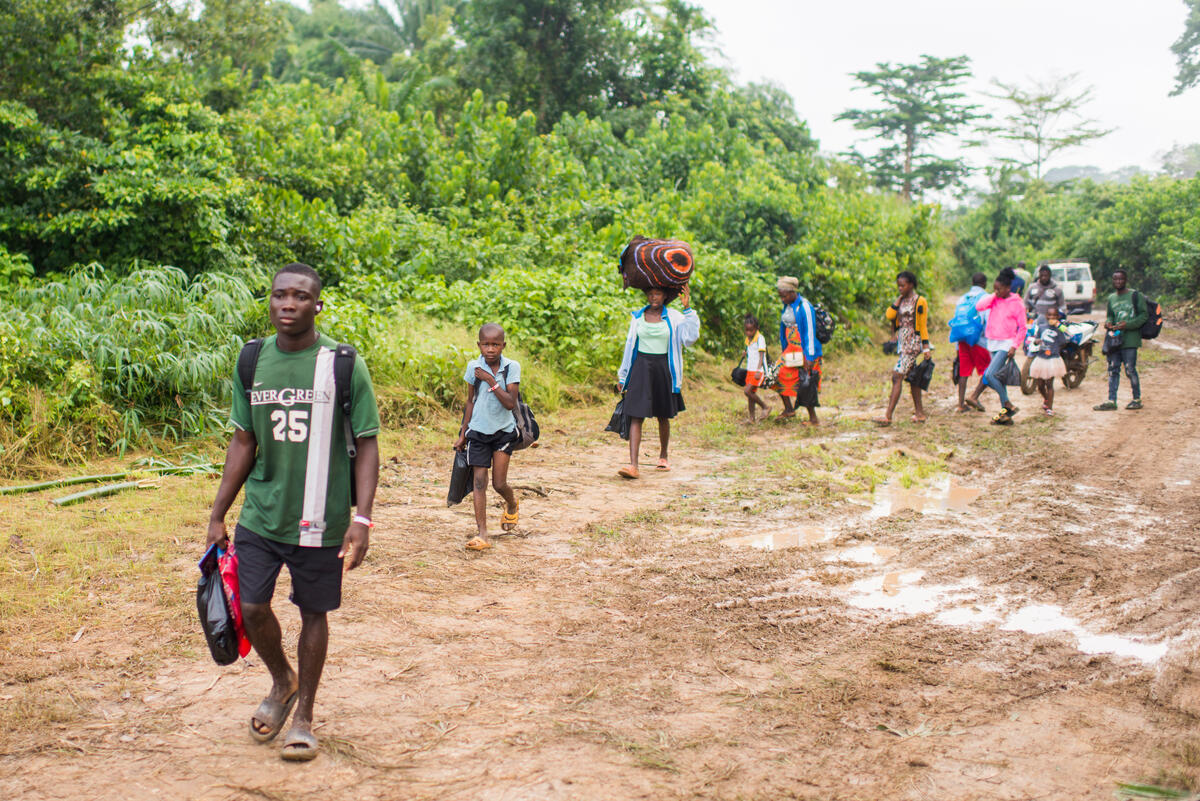 Liberia. Ivorians return home ahead of their refugee status coming to an end