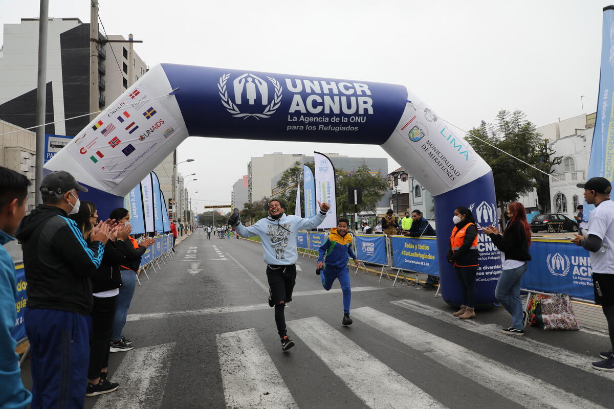 Peru. Great Inclusive Race for World Refugee Day 2022