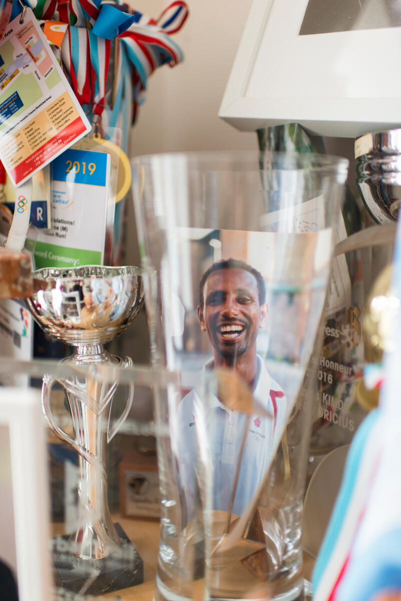 Luxembourg. Yonas Kinde, Ethiopian athlete and former refugee living and training in Luxembourg City