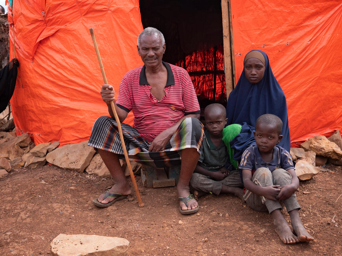 Somalia. Issack Hassan Issack struggles to find food and water during the drought situation