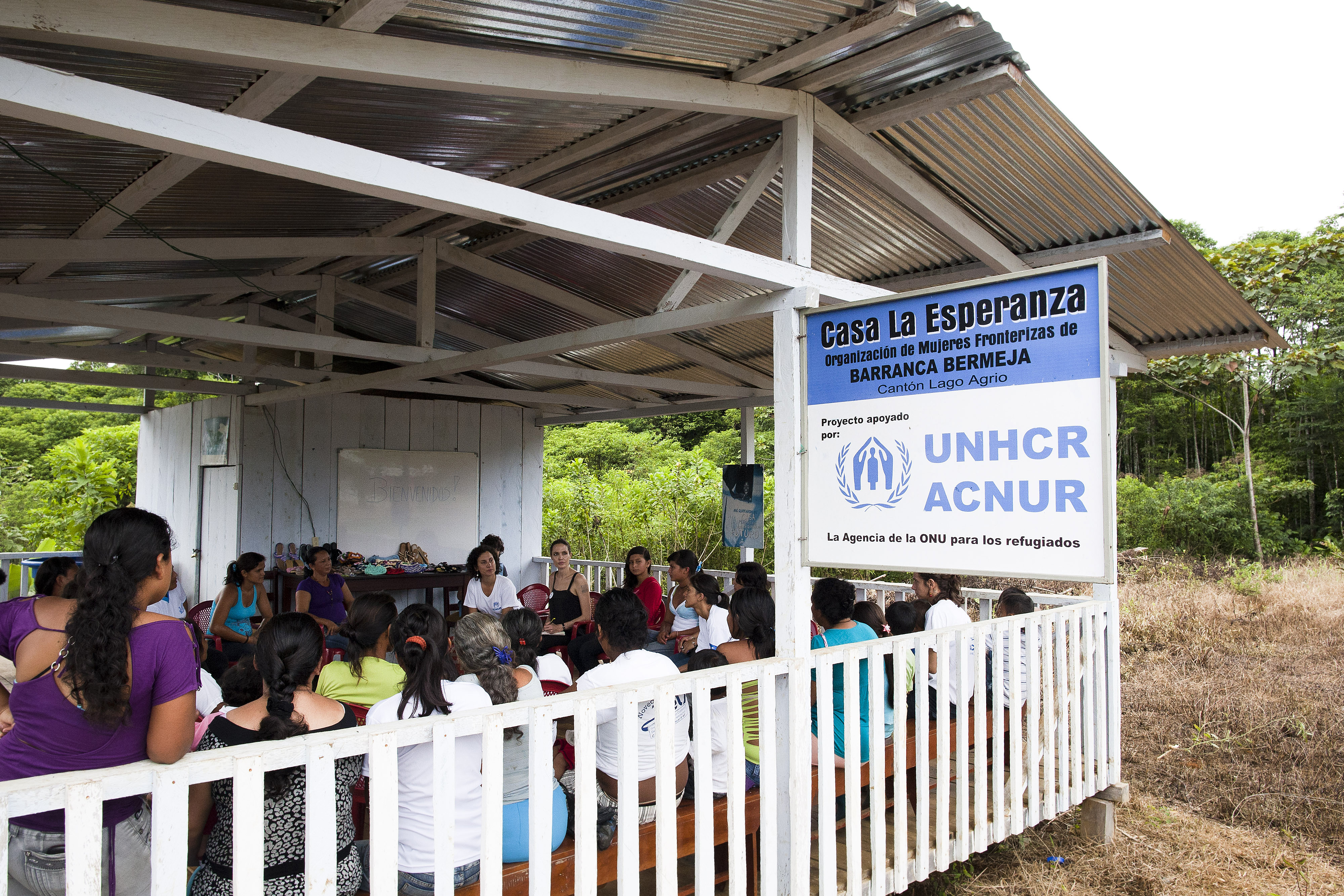 Meeting the Women's Foundation of Providencia community.