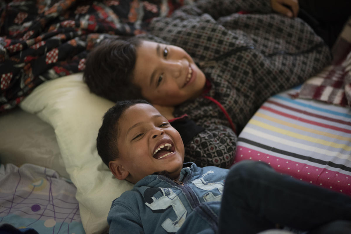 Colombia. Therapeutic day centre for Venezuelan children readies them for school