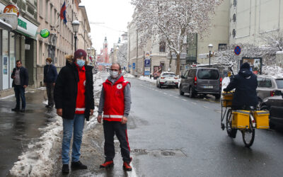 Refugee puts his own worries to one side to help the homeless