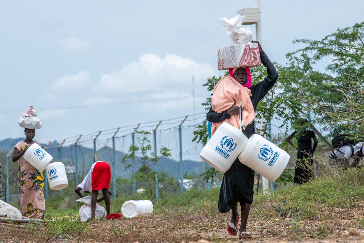 Kenya. UNHCR distributes hygiene kits and firewood during COVID-19 crisis