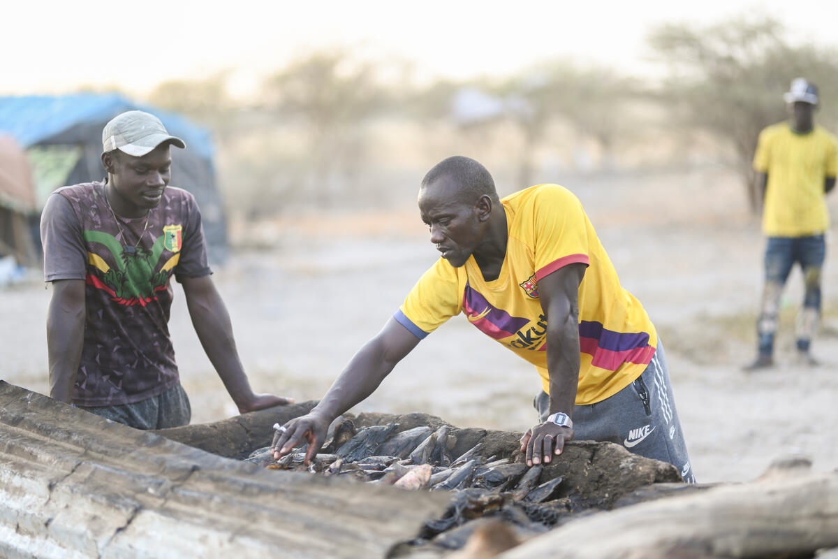 Mauritania. Lake's dwindling waters threaten farming and fishing communities